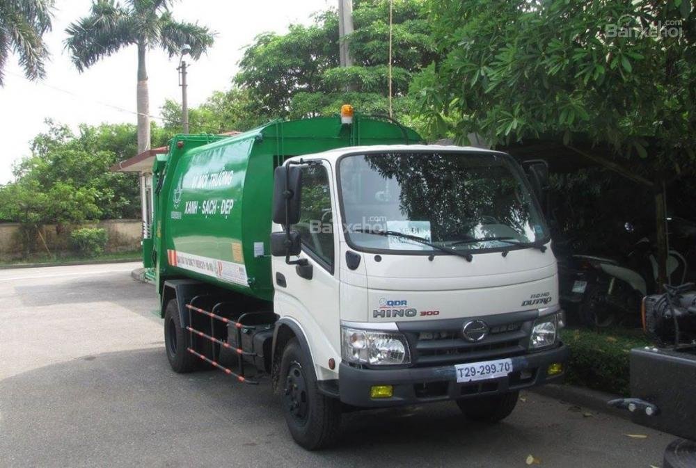 Xe cuốn ép rác Hino WU342L tải trọng 2,5 tấn
