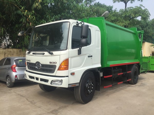 Xe ép rác Hino FG tải trọng 6-7 tấn